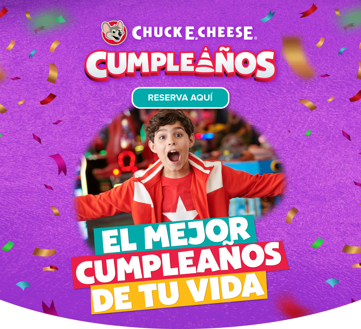 Chuck E. Cheese - Cumpleaños infantiles, pizzas y juegos